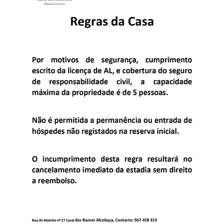Alto Do Moinho Apartment Alcobaca